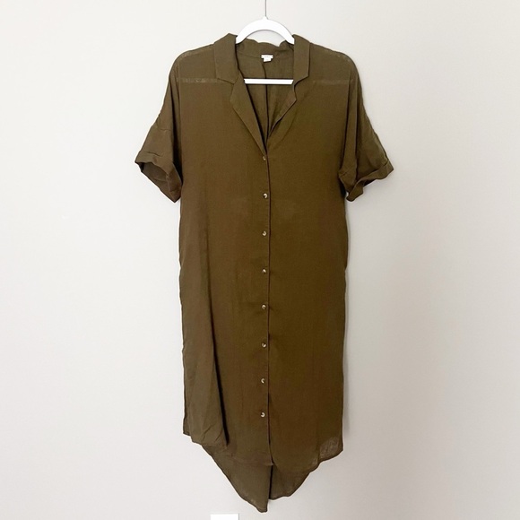 The Lucia Sheer Midi Dress by Anthropologie:
Linen Edition Button Front Shirt - Picture 3 of 6